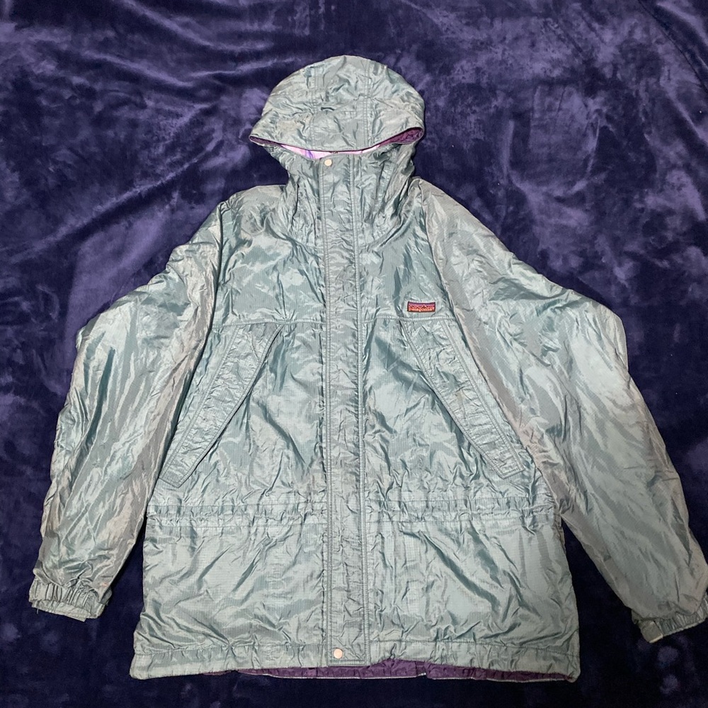 Patagonia Windbreaker Turquoise pullover